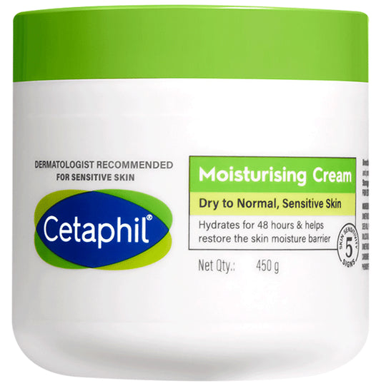 Cetaphil Moisturising Cream | Face Care Product for Dry to Normal, Sensitive Skin
jar of 450 ml Cream