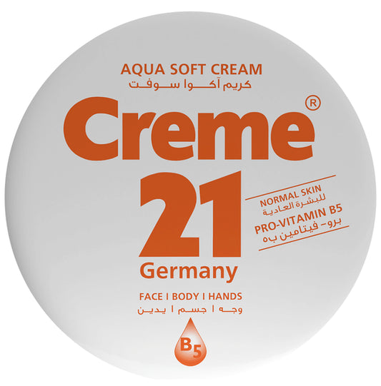 Creme 21 Normal Skin B5 Aqua Soft Cream
jar of 150 ml Cream