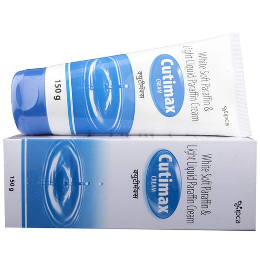 Cutimax Cream with Soft Paraffin & Light Liquid Paraffin | For Dry Skin & Eczema Relief
tube of 150 gm Cream
