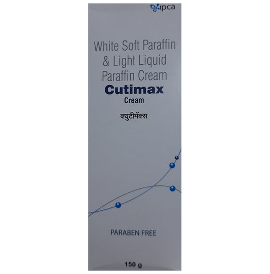 Cutimax Cream with Soft Paraffin & Light Liquid Paraffin | For Dry Skin & Eczema Relief Paraben Free
tube of 150 gm Cream