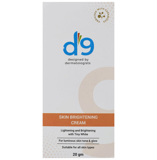 D9 Skin Brightening Cream
tube of 20 gm Cream