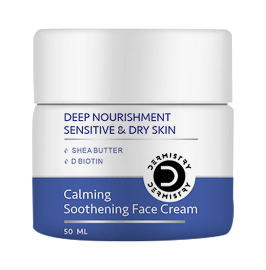 Dermisrty Combo Pack of Sensitive & Dry Skin Calming Soothening Body Milk Lotion (200ml) and D Biotin Face Cream (50ml)
combo pack of 2 units