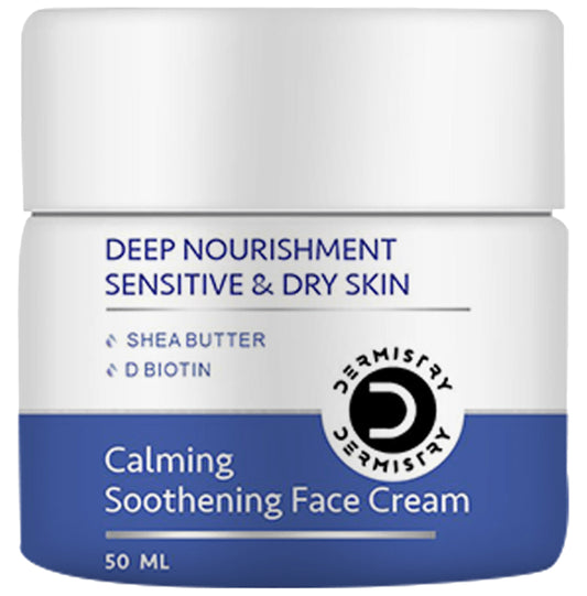 Dermistry Sensitive & Dry Skin Calming Soothening Face Cream
box of 50 ml Cream