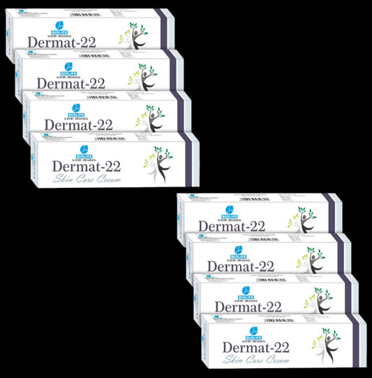 Biolife Derma 22 Skin Care Cream (25gm Each)
combo pack of 8 Tubes