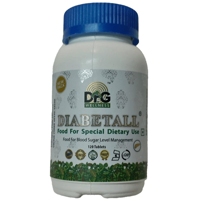 Dr.G Wellness Diabetall Tablet
bottle of 120 tablets