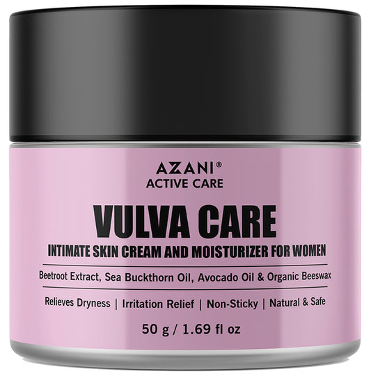 Azani Active Care Vulva Care Intimate Skin Cream and Moisturizer for Women
jar of 50 gm Vaginal Cream