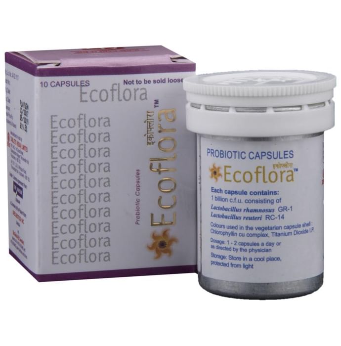 Ecoflora Probiotic Capsule for Gut Health
strip of 10 capsules