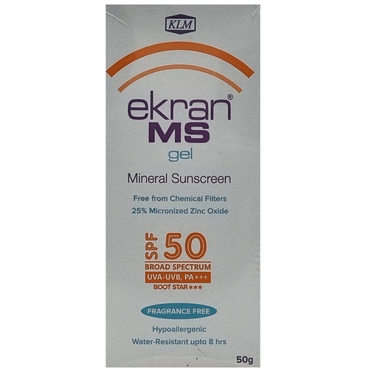 Ekran MS Mineral Sunscreen SPF 50 Gel
tube of 50 gm Gel