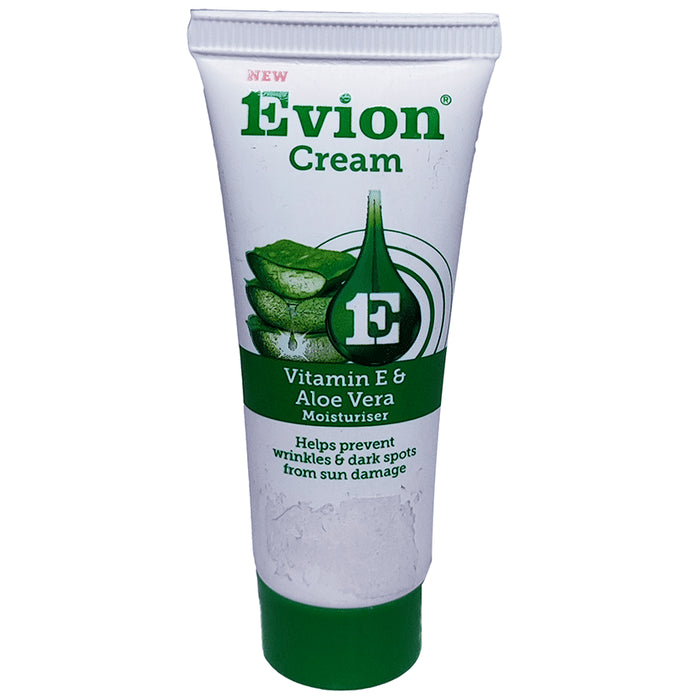 Evion Cream with Aloe Vera & Vitamin E (1%) | For Skin Health
tube of 20 gm Cream