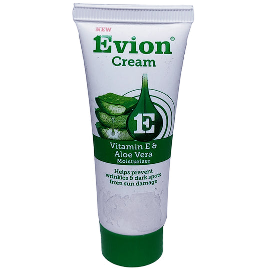 Evion Cream with Aloe Vera & Vitamin E (1%) | For Skin Health
tube of 20 gm Cream