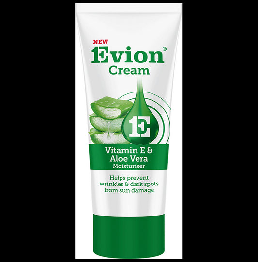 Evion Cream with Aloe Vera & Vitamin E (1%) | For Skin Health
tube of 60 gm Cream