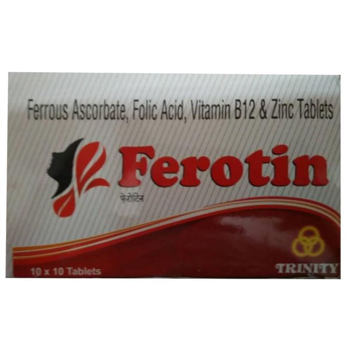 Ferotin Tablet
strip of 10 tablets