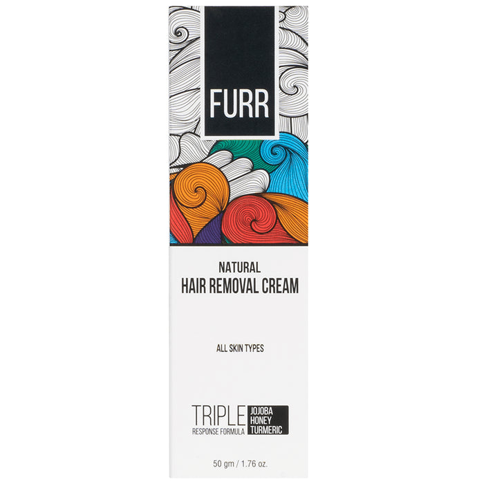 Furr Natural Hair Removal Cream All Skin Types
tube of 50 gm Cream