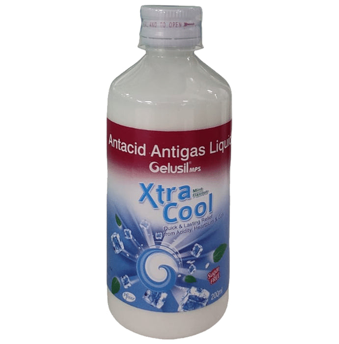 Gelusil Mps Xtracool Antacid & Antigas White Liquid | For Acidity, Heartburn & Gas Relief | Sugar-Free | Flavour Mint
bottle of 200 ml Liquid