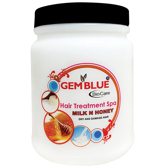 Gemblue Biocare Hair Treatment Spa Milk N Honey
jar of 100 ml Cream
