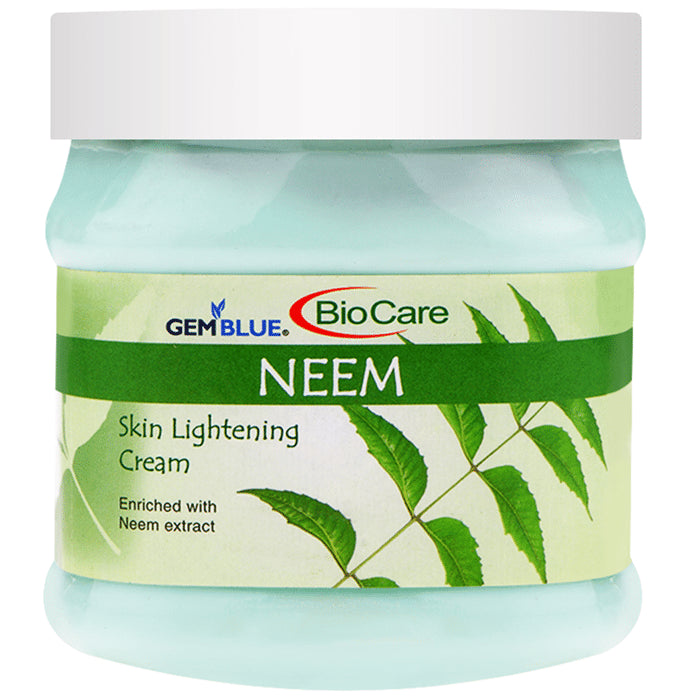 Gemblue Biocare Neem Skin Lightening Cream
jar of 500 gm Cream