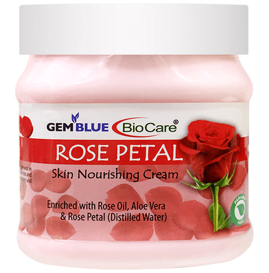 Gemblue Biocare Rose Petal Skin Nourishing Cream
jar of 500 ml Cream
