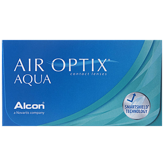 Alcon Air Optix Aqua Contact Lens Optical Power -5.25
box of 6 contact lenses