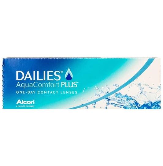 Alcon Dailies Aqua Comfort Plus One Day Contact Lens Optical Power -6.5 Transparent Spherical
box of 30 contact lenses