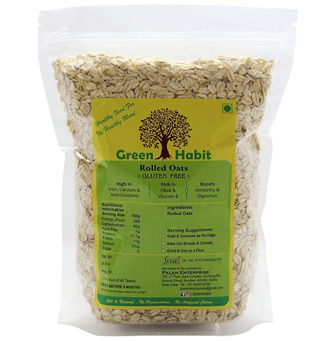 Green Habit Rolled Oats Gluten Free
packet of 1.5 kg Oats