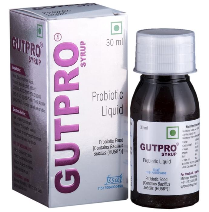 Gutpro Syrup
bottle of 30 ml Syrup