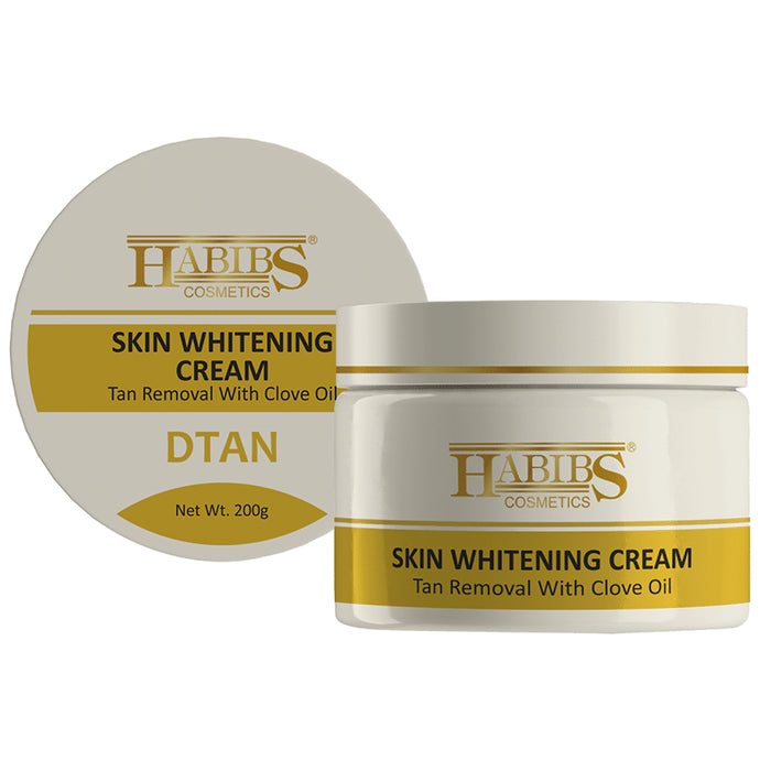 Habibs Skin Whitening Cream Tan Removal with Clove Oil (200gm Each)
box of 1 Jar
