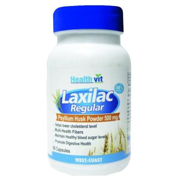 HealthVit Laxilac Regular Capsule
bottle of 60 capsules