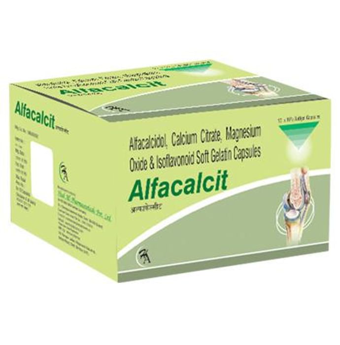 Alfacalcit Soft Gelatin Capsule
strip of 10 soft gelatin capsules