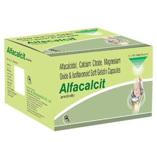 Alfacalcit Soft Gelatin Capsule
strip of 10 soft gelatin capsules
