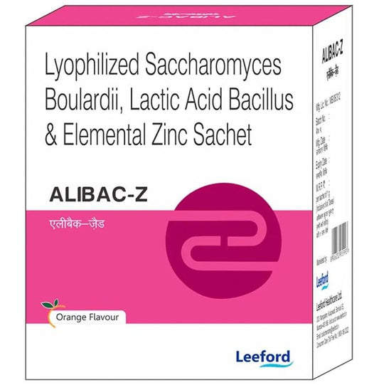 Alibac-Z Sachet Orange
box of 1 gm Sachet