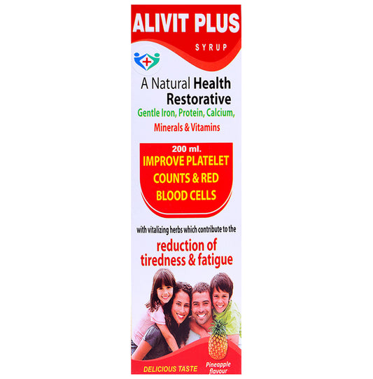 Alivit Plus Syrup Pineapple
bottle of 200 ml Syrup
