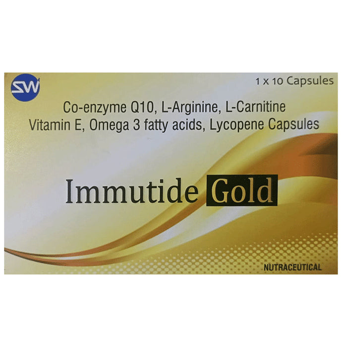 Immutide Gold Capsule
strip of 10 capsules