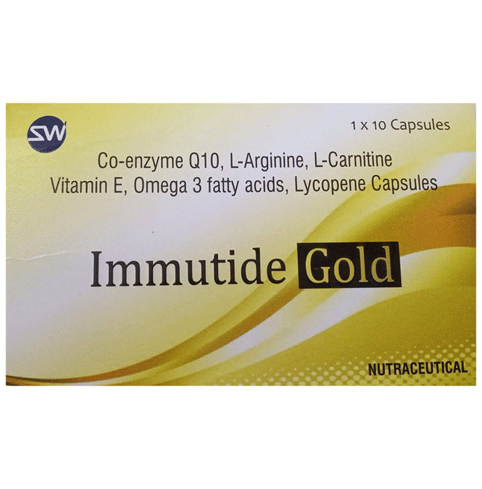 Immutide Gold Veg Capsule
strip of 10 capsules