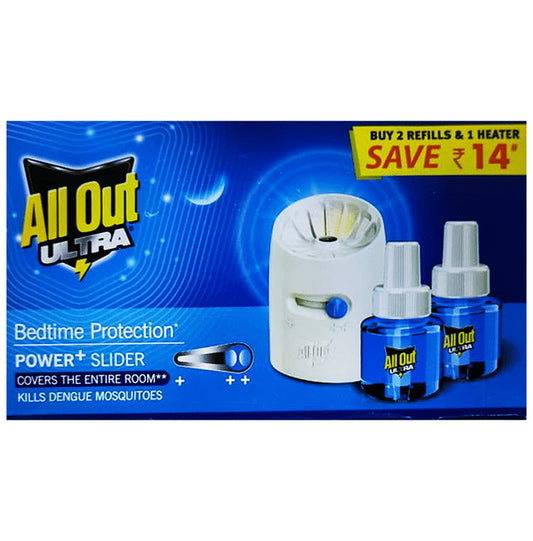 All Out Ultra Refill Twin Pack
box of 2 liquids