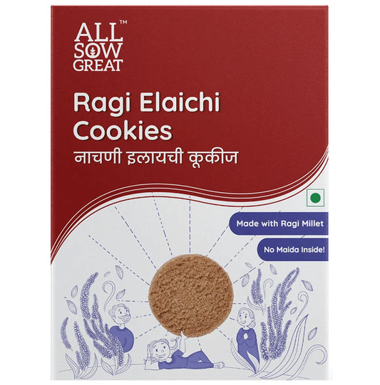 All Sow Great Ragi Elaichi Cookie
box of 200 gm Cookie