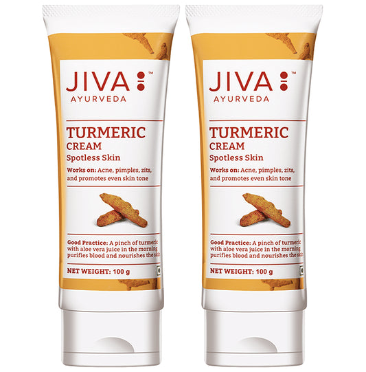 Jiva Turmeric Cream Spotless Skin (100gm Each)
combo pack of 2 Tubes