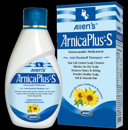 Allen Laboratories Arnica Plus-S Anti-Dandruff Shampoo (100ml Each)
box of 1 Bottle