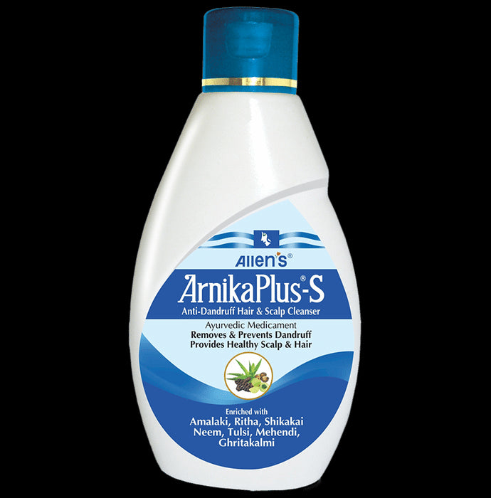 Allen Laboratories Arnika Plus-S Antidandruf Hair and Scalp Cleanser (100ml Each)
combo pack of 6 bottles