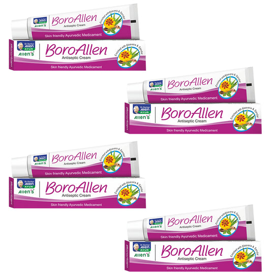 Allen Laboratories Boro Allen Anti Septic Cream (20 gm Each)
combo pack of 4 Tubes