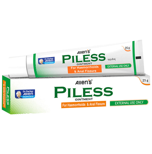 Allen Laboratories Piless Ointment (25gm Each)
combo pack of 4 Tubes