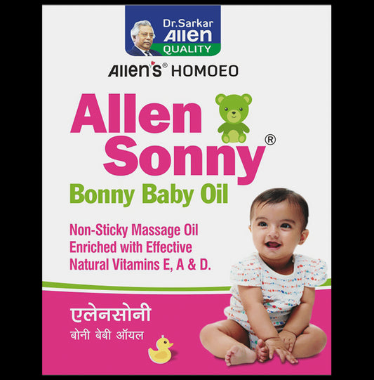 Allen Laboratories Sonny Bonny Baby Oil (200ml Each)
combo pack of 5 bottles
