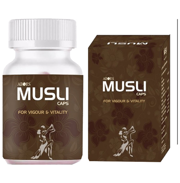 Alloes Musli Capsule for Vigour & Vitality
bottle of 30 capsules