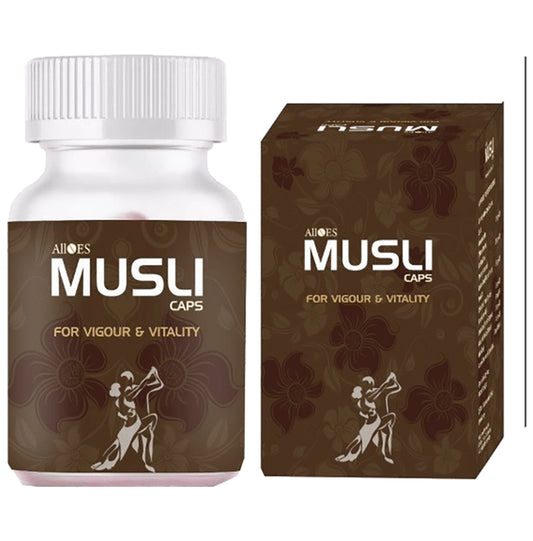 Alloes Musli Capsule for Vigour & Vitality
bottle of 30 capsules