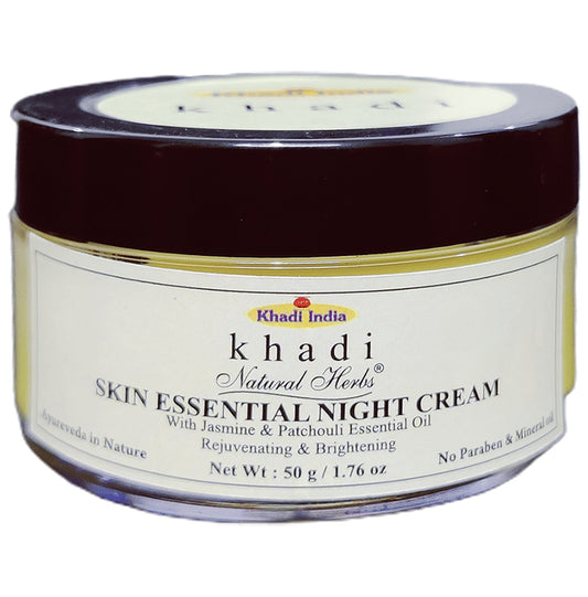 Khadi Natural Herbs Skin Essential Night Cream Cream
jar of 50 gm Cream