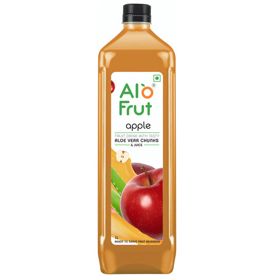 Alo Frut Apple Aloevera Chunks & Juice
bottle of 1 Ltr Juice
