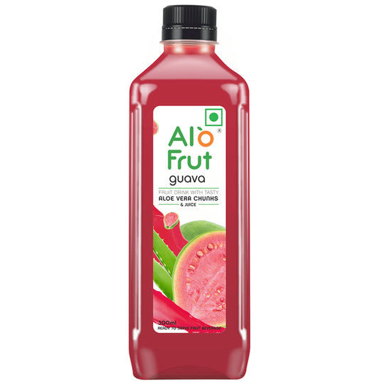 Alo Frut Guava Aloe Vera Chunks & Juice
bottle of 300 ml Juice