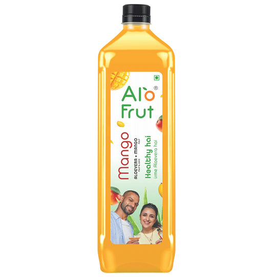 Alo Frut Mango Aloevera Juice
bottle of 1 Ltr Juice