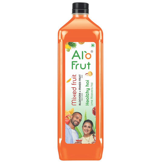 Alo Frut Mixed Fruit Aloevera Juice
bottle of 1 Ltr Juice