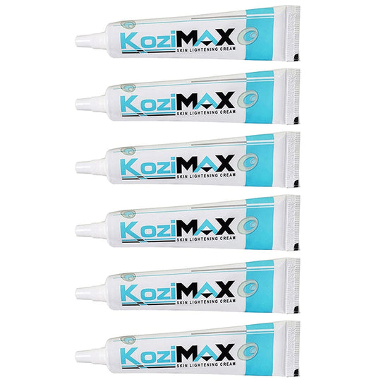 Kozimax Skin Lightening Cream (15gm Each)
combo pack of 6 Tubes