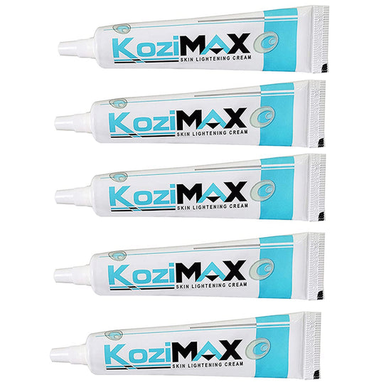 Kozimax Skin Lightening Cream (9gm Each)
combo pack of 5 Tubes